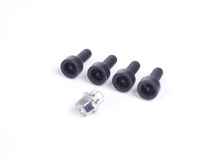 ES#65608 - 36130401249 - Wheel Lock Set W/ Lug Key (M12x 1.5) - Priced Each Set - (NO LONGER AVAILABLE) - Extra security for your MINI wheels : multiple tooth type - Genuine MINI - 