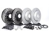 ES#2702949 - 000505ECS01AKT3 - Performance Front & Rear Brake Service Kit - (NO LONGER AVAILABLE) - Featuring Front ECS 2-piece semi-floating cross drilled and slotted rotors, ECS V5 cross drilled and slotted rotors and ECS EP24 "Enthusiast Performance" brake pads. - Assembled By ECS - 