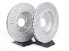 ES#2702949 - 000505ECS01AKT3 - Performance Front & Rear Brake Service Kit - (NO LONGER AVAILABLE) - Featuring Front ECS 2-piece semi-floating cross drilled and slotted rotors, ECS V5 cross drilled and slotted rotors and ECS EP24 "Enthusiast Performance" brake pads. - Assembled By ECS - 