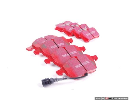 ES#2581324 - DP31330CKT - Front & Rear RedStuff Performance Brake Pad Kit - A high performance street pad, featuring Kevlar technology. - EBC - Audi Volkswagen