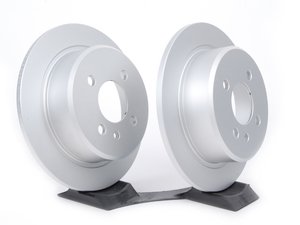 ES#11712 - 40406147kt - Rear Brake Rotors - Pair (258x10) - Featuring Meyle's "PLATINUM" protective coating.  - Meyle - BMW