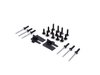 ES#2695683 - 51137123438KT2 - Convertible Top Rear Trunk Molding & Hardware Kit - R52 - Replace your worn gasket / molding trim above the boot on both sides - Genuine MINI - MINI