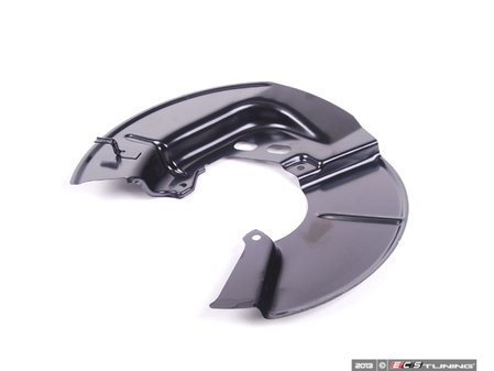 ES#59599 - 34111701139 - E30 Front Dust Cover Plate - Left - Protects the Rotors from any debris from the road - Genuine BMW - BMW
