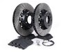 ES#2649820 - 34116778647-KT2 - Performance Front Brake Service Kit - Featuring ECS 2-piece drilled and slotted rotors and EP24 Enthusiast Performance pads - Assembled By ECS - BMW