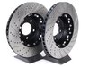 ES#2649820 - 34116778647-KT2 - Performance Front Brake Service Kit - Featuring ECS 2-piece drilled and slotted rotors and EP24 Enthusiast Performance pads - Assembled By ECS - BMW