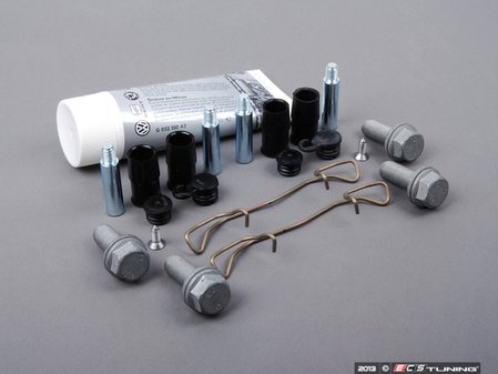 ES#2587192 - N90876802KT1 - Front Pad & Rotor Installation Kit - Level 2 - Make your brake service headache free with this installation kit! - Assembled By ECS - Audi