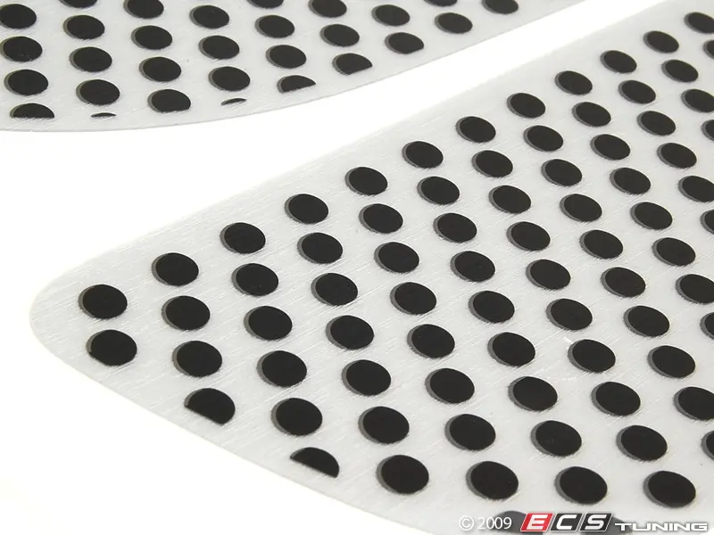 Genuine MINI - 51120147453 - Rear Stickers Aluminum Look