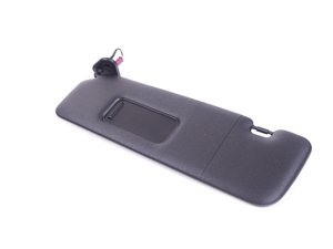ES#2576115 - 51167139445 - European Sun Visor - Black - Driver's side - eliminates airbag warning stickers! - Genuine European BMW - BMW