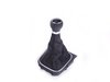 ES#316457 - 1K0711113CFUZD - Leather Shift Knob - 5 Speed shift pattern - Genuine Volkswagen Audi - Volkswagen
