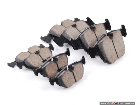 ES#2684757 - EUR681KT2 - Front & Rear Euro Ceramic Brake Pad Kit - Offers excellent pedal feedback, low dust, and smooth initial bite. A favorite among BMW enthusiasts. - Akebono - BMW
