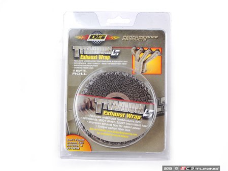ES#4028215 - 010128KT - Titanium Exhaust Wrap - Designed to handle temperatures up to 2800F - DEI - Audi BMW Volkswagen Mercedes Benz MINI Porsche