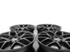 ES#2739385 - 349A-15kt - 18" Style 349 Wheels - Set Of Four - 18x9 ET35 5x112 57.1CB - Matte Black - Alzor - Audi Volkswagen