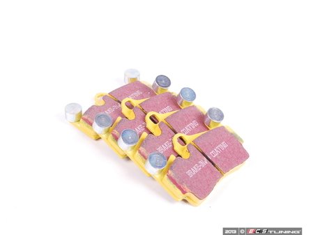 ES#520864 - DP41474R - Rear YellowStuff Performance Brake Pad Set - EBC's premium sport street pad that offers high friction levels and heat fade resistance - EBC - Audi Volkswagen Porsche