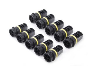 ES#2702972 - 12521703571KT - Electrical Connector - Pack Of 10 - 4 pin electrical connector - Genuine BMW - 