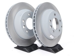 ES#2515701 - 95535240131KT - Rear Rear Brake Rotors - Pair 12.99" (330mm) - Rear axle fitment - Both left and right - Genuine Porsche - Porsche