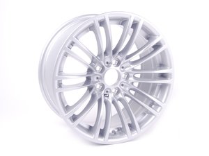 ES#1897719 - 36102284050 - 18" M Double Spoke Style 219 Wheel - Priced Each - 18x8.5 ET29 72.6mm CB Reflex Silver - Genuine BMW - BMW
