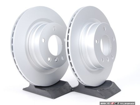 ES#2135700 - 34216855007KT2 - Rear Brake Rotors - Pair (300x20) - Featuring a protective Meyle Platinum coating. - Meyle - BMW