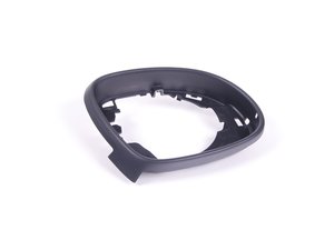 ES#402635 - 5N0857602A9B9 - Mirror Surround Trim - Right - Satin black trim - Genuine Volkswagen Audi - Volkswagen