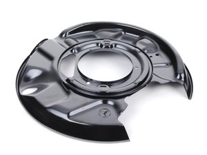 ES#1721538 - 2024201444 - Rear Dust Shield - Left  - Protects the brake rotor from road debris and the elements - Genuine Mercedes Benz - Mercedes Benz