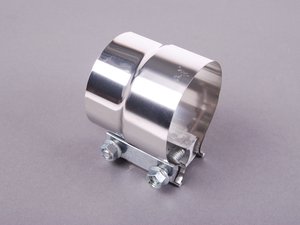 ES#2702769 - BK7333222 - Stainless Steel Sleeve Clamp - 76.2mm - Highly flexible sleeve clamp, great for custom applications - NAPA - Audi BMW Volkswagen Porsche