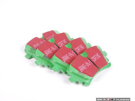 ES#519837 - DP21470 -  GreenStuff Performance Rear Brake Pad Set  - Mildly upgraded pad, great for an afternoon of sporty driving - EBC - Audi Volkswagen