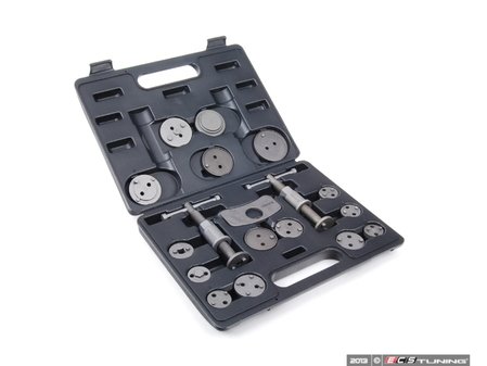 ES#2153340 - PBK-18PCS - Brake Caliper Piston Tool Kit - 18 Pieces - An all inclusive brake piston retractor set - Schwaben - Audi BMW Volkswagen