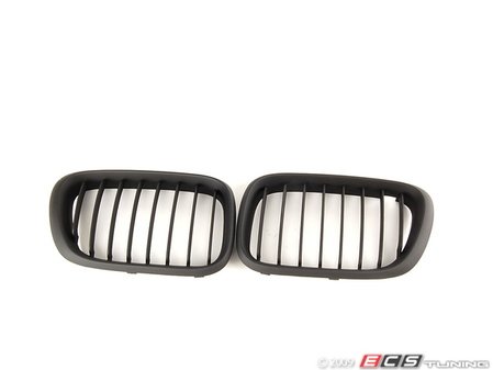 ES#518036 - BM01-5301-B - ECS Kidney Grille Set - Matte Black - E53 X5 - Add style and individuality to your BMW in minutes! - ECS - BMW