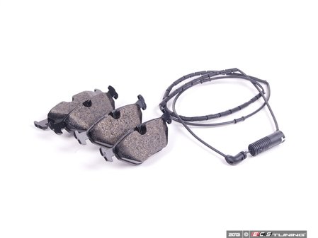 ES#2641437 - 34212157574 - Rear Brake Pad Set - (NO LONGER AVAILABLE) - Original brake pads from BMW includes pad wear sensor - Genuine BMW - 