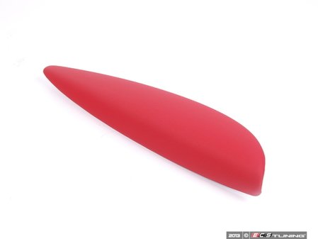 ES#98263 - 51412753322 - Right Armrest - Rooster Red - For the door section in the center - Genuine MINI - MINI