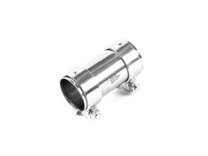 ES#3023 - 357253141A - Dual Clamp Exhaust Sleeve - Priced Each - Quiet down your leaking exhaust. 55mm - HJS - Audi Volkswagen