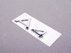 ES#445750 - 8H08537412ZZ - "A4" Emblem - Chrome - Stick-on badge that can be placed on almost any flat surface - Genuine Volkswagen Audi - Audi