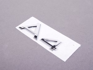 ES#445750 - 8H08537412ZZ - "A4" Emblem - Chrome - Stick-on badge that can be placed on almost any flat surface - Genuine Volkswagen Audi - Audi
