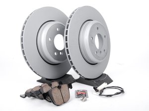 ES#2677958 - 34216763827KT - Rear Brake Service Kit - Featuring Zimmerman rotors and ECS DD23 "Daily Driver" ceramic pads. - Assembled By ECS - BMW