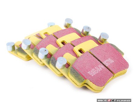 ES#520875 - DP41514R - YellowStuff Performance Brake Pad Set - EBC's premium sport street pad that offers high friction levels and heat fade resistance - EBC - Porsche