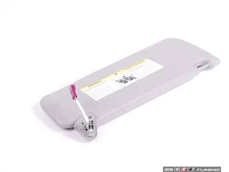 ES#2080082 - 51167252053 - Sun Visor with mirror - Gray  - Replace a damaged sun visor to restore the good look to the interior of your BMW and keep the sun out of your eyes - Genuine BMW - BMW