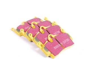 ES#2070869 - DP41920R - YellowStuff Performance Brake Pad Set - EBC's premium sport street pad that offers high friction levels and heat fade resistance - EBC - Porsche
