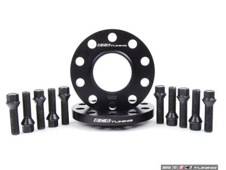 ES#2550797 - ECS264E70WB - BMW 15mm Wheel Spacers & ECS Conical Seat Bolt Kit - Aluminum wheel spacers & bolt kit made specifically for your BMW - ECS - BMW