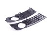 ES#2639769 - 8E080768201Ckt - Fog Light Grille Set - Satin Black - Includes both fog light grille with open vents - Bremmen Parts - Audi