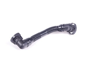 ES#261083 - 06C103235A - Breather Tube - Priced Each - Connects the cylinder block vent cover with the PCV valve - Genuine Volkswagen Audi - Audi
