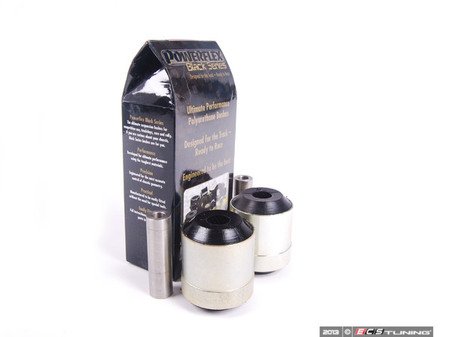 ES#2651754 - PFF3-202Bx2 - Front Lower Control Arm Bushing Set - Inner - Race - Improves handling and control - Upgrade to a more engaging driving experience - Powerflex Black Series - Audi Volkswagen