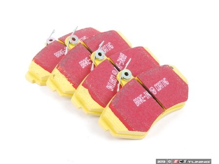 ES#520718 - DP41112R - YellowStuff Performance Brake Pads - EBC's premium sport street pad that offers high friction levels and heat fade resistance - EBC - Volkswagen