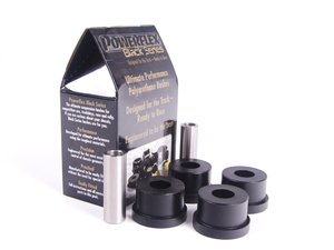 ES#2650502 - PFR85-510Bx2 - Race Polyurethane Lower Trailing Arm Bushings - Inner - Helps maintain proper suspension geometry for improved handling and less rear steer feeling - Powerflex Black Series - Audi Volkswagen