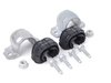 ES#2593621 - 1K0511327ARKT - Rear Sway Bar Installation Kit - Includes new bushings, brackets and hardware - Assembled By ECS - Audi Volkswagen