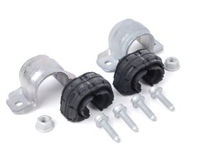 ES#2593621 - 1K0511327ARKT - Rear Sway Bar Installation Kit - Includes new bushings, brackets and hardware - Assembled By ECS - Audi Volkswagen