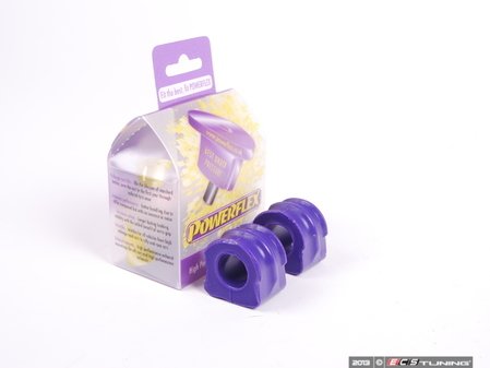 ES#2651324 - PFF3-503-19X2 - Performance Polyurethane Front Sway Bar Bushings - Stiffer bushings allow sway bars to work at their fullest potential. For 19mm front sway bars. - Powerflex - Audi