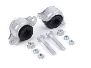 ES#2586852 - 4D0411327HAFTKT - Front Sway Bar Installation Kit - Includes new bushings, brackets and hardware - Assembled By ECS - Audi