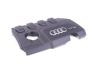 ES#1906136 - 06J103925BF - Engine Cover - Includes Audi rings and connector bushings - Genuine Volkswagen Audi - Audi