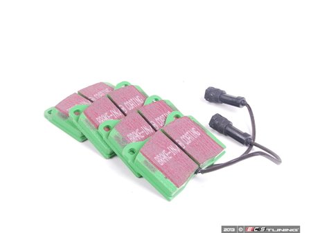 ES#520081 - DP2753 - GreenStuff Performance Brake Pads - Front - Designed as a mildly upgraded pad, great for an afternoon of sporty driving. - EBC - BMW