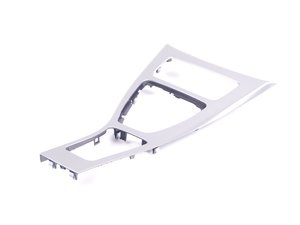 ES#264546 - 51169145141 - Center Console Cover - Alu/Feinschliff - Genuine BMW - BMW