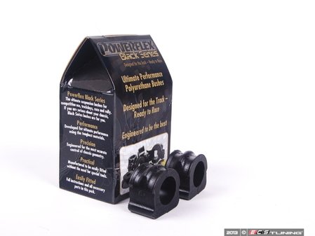 ES#2650955 - PFF85-411-23Bx2 - Race Polyurethane Sway Bar Bushing Set - 23mm - Stiffer bushings allow sway bars to work at their fullest potential - Powerflex Black Series - Volkswagen